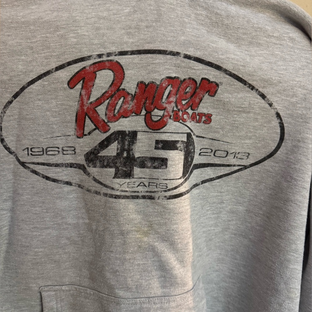 Ranger boat, 40 year anniversary sweatshirt. Sz xl,  like new, great condition.